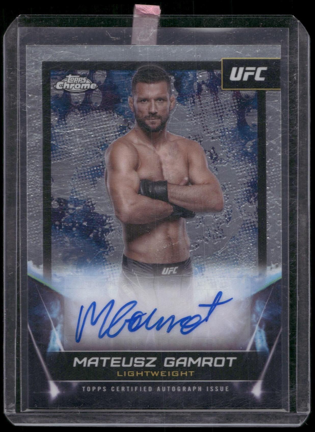 2024 Topps Chrome UFC #FNA-MGA Mateusz Gamrot UFC Signatures