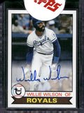 2018 Topps Archives #FFA-WW Willie Wilson Fan Favorites Autographs