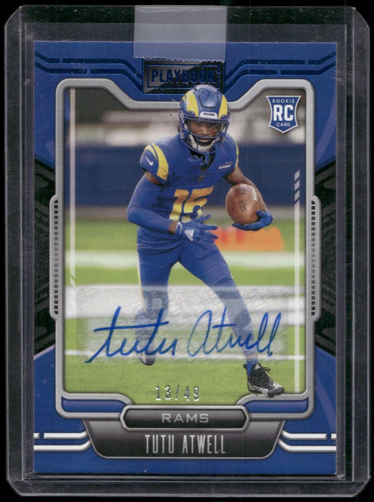 2021 Panini Playbook #119 Tutu Atwell - Signature / Auto SN99