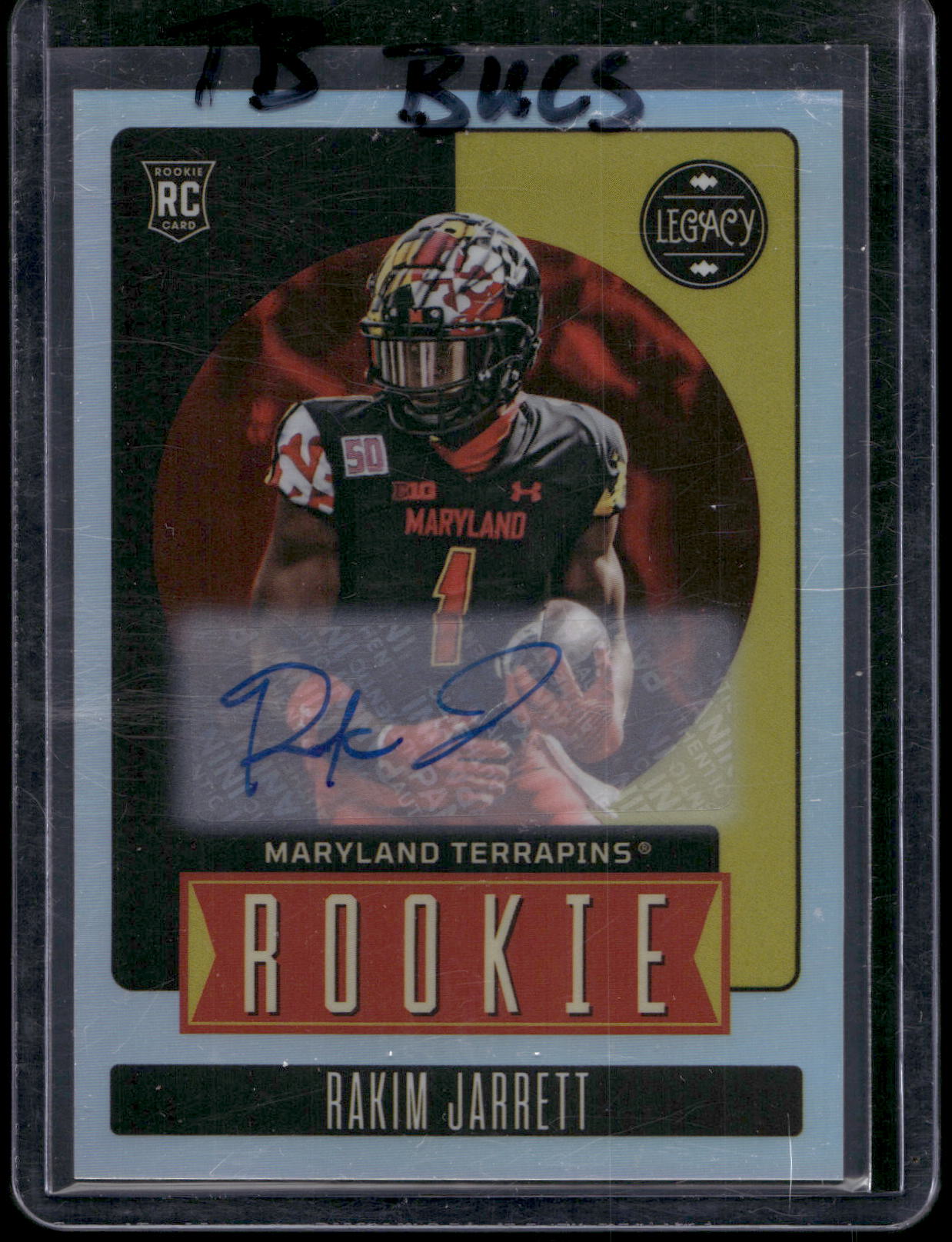 2023 Panini Legacy #200 Rakim Jarrett Rookies Premium Penmanship Silver