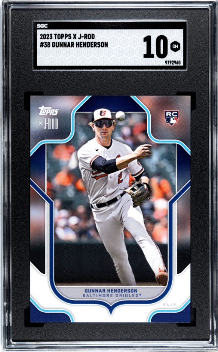 2023 Topps x J-Rod The Show Out Collection #38 Gunnar Henderson SGC 10