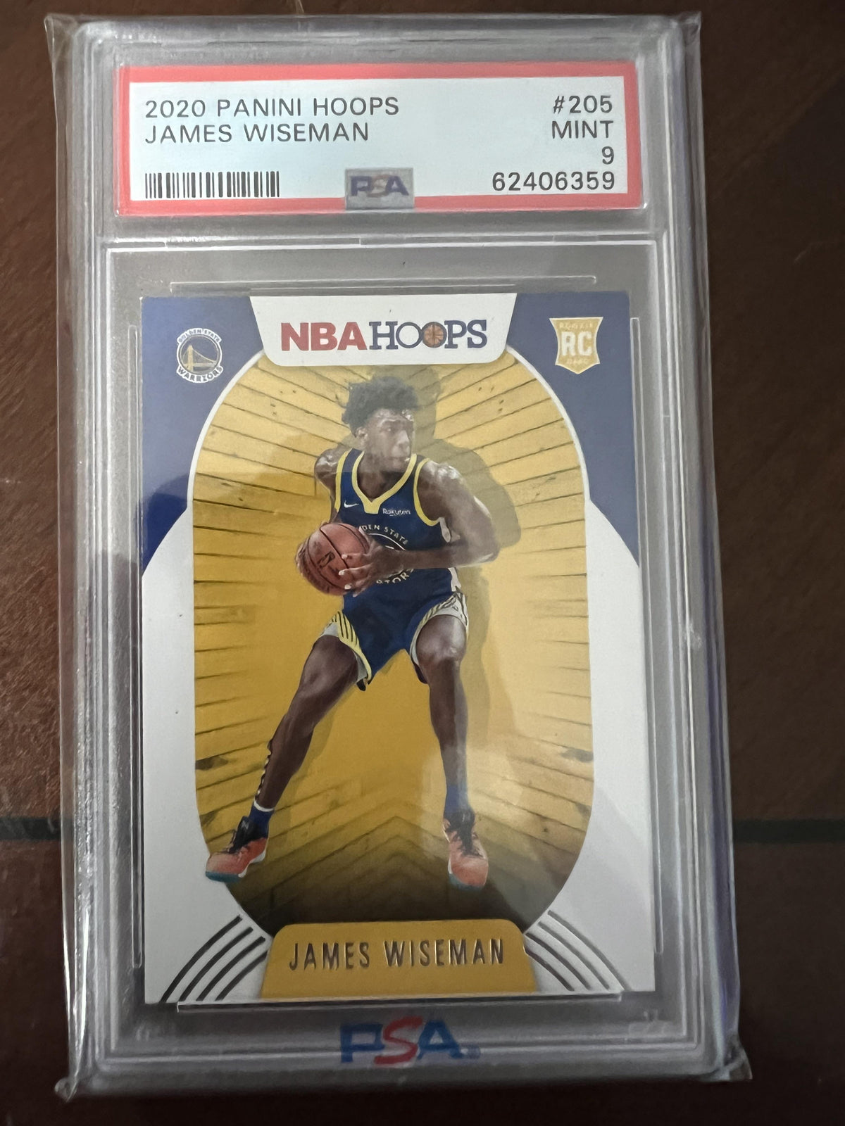 2020-21 Hoops #205 James Wiseman PSA 9