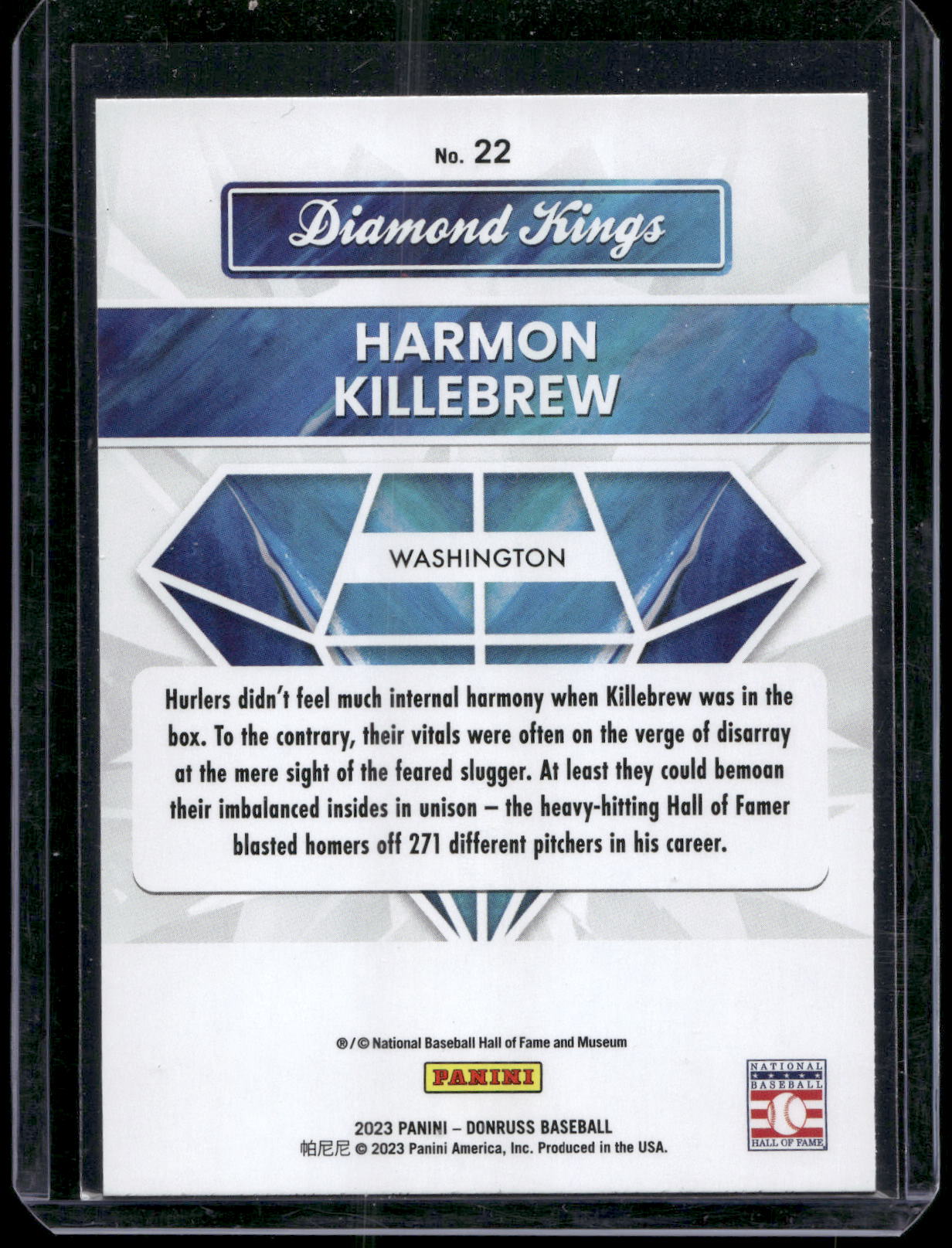 2023 Donruss #22 Harmon Killebrew