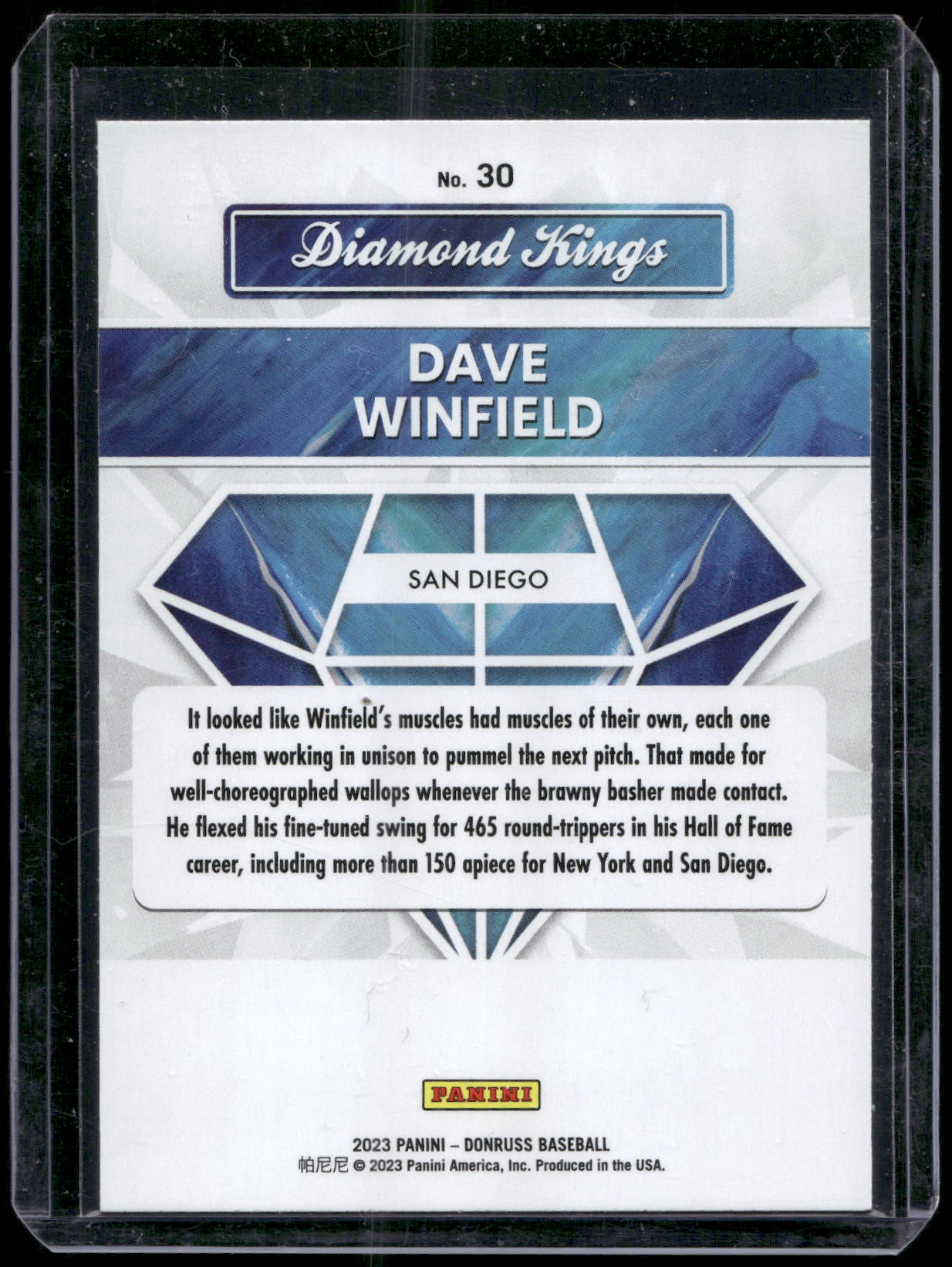 2023 Donruss #30 Dave Winfield