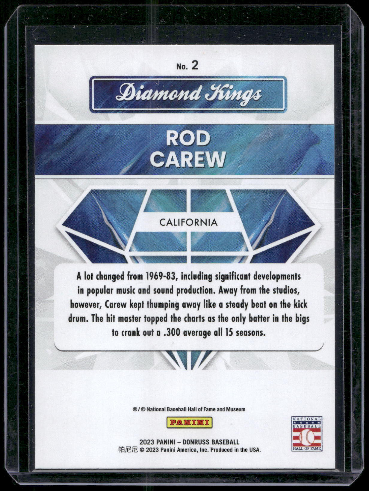 2023 Donruss #2 Rod Carew
