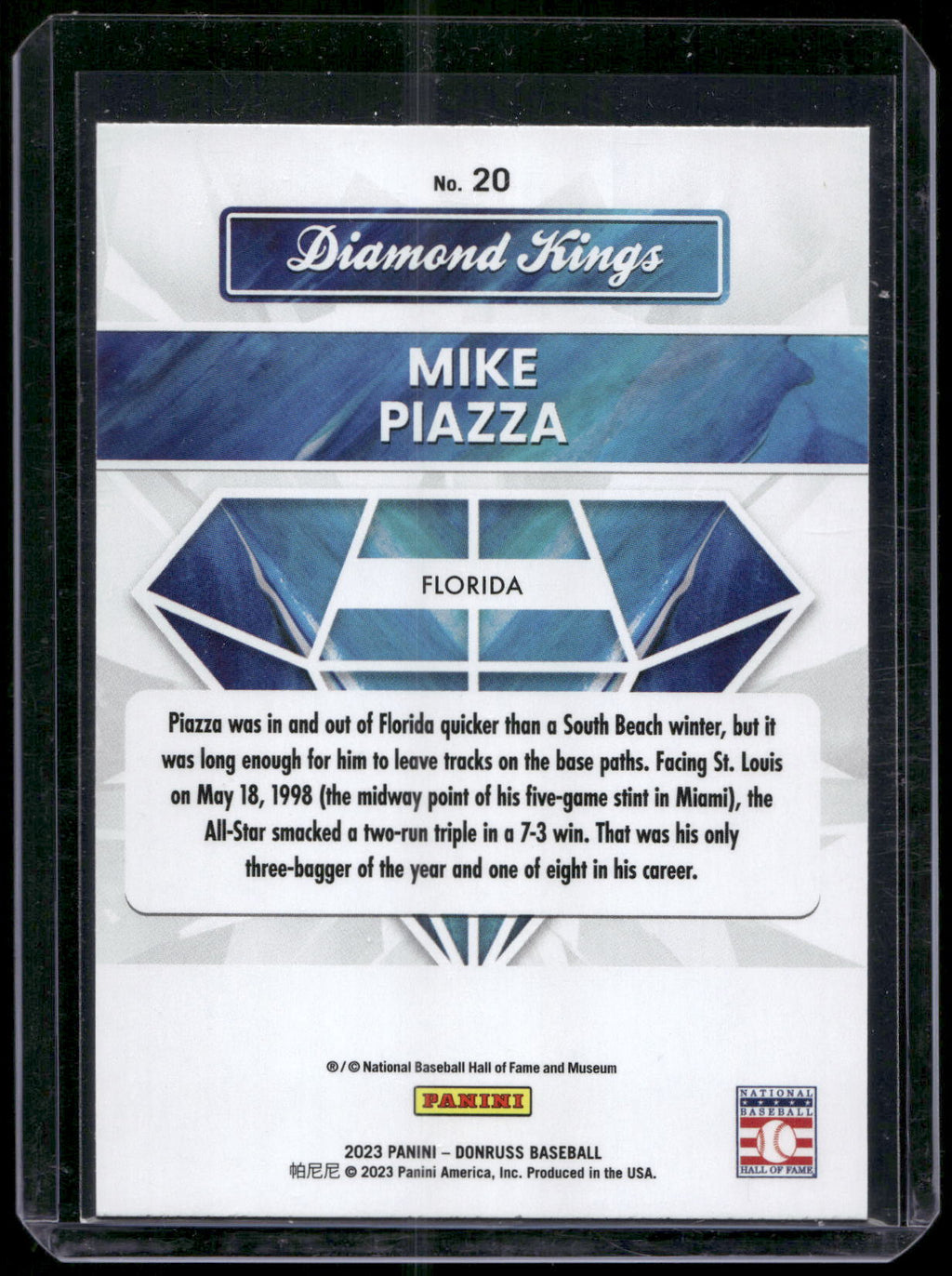 2023 Donruss #20 Mike Piazza