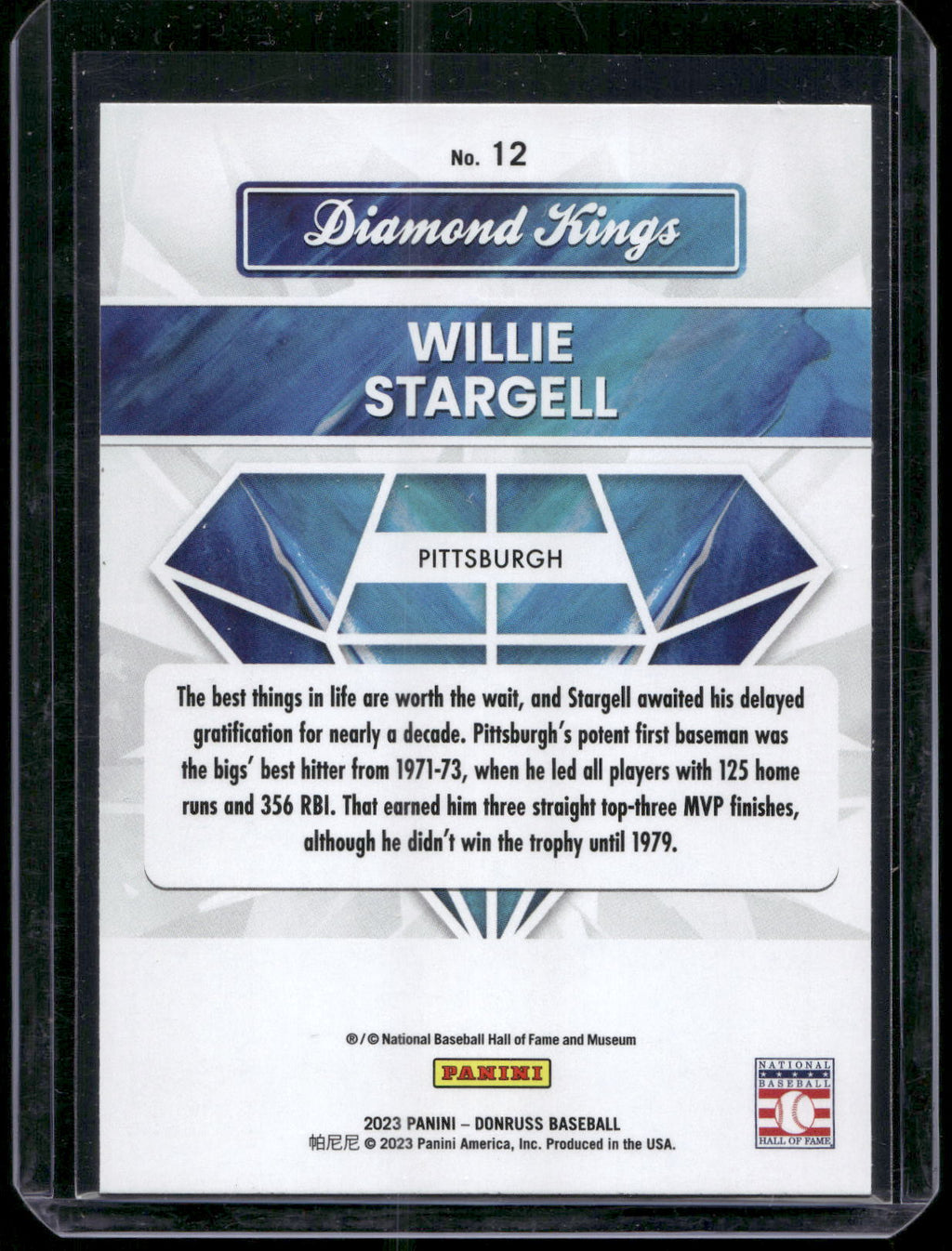 2023 Donruss #12 Willie Stargell