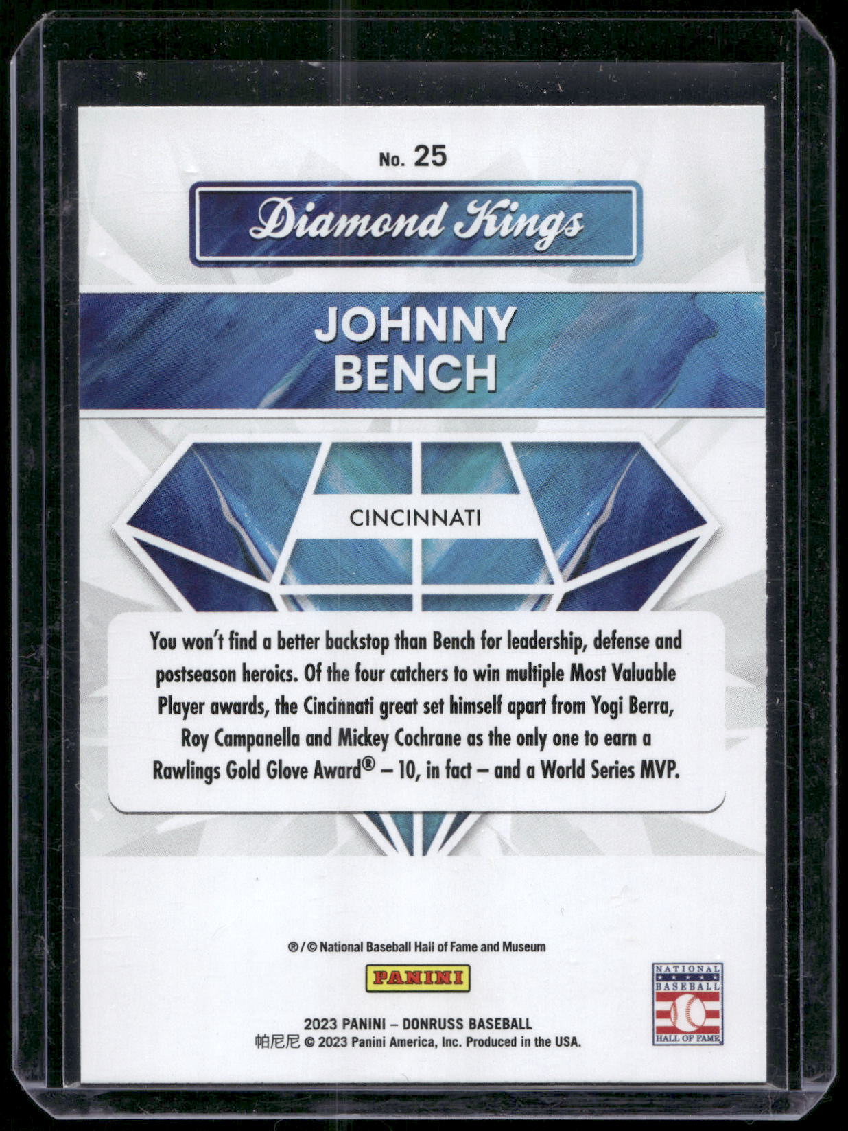 2023 Donruss #25 Johnny Bench