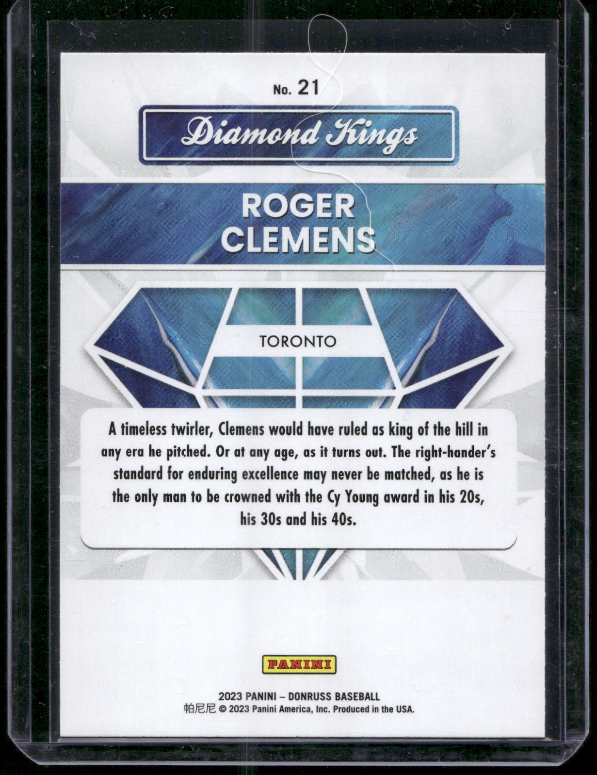 2023 Donruss #21 Roger Clemens