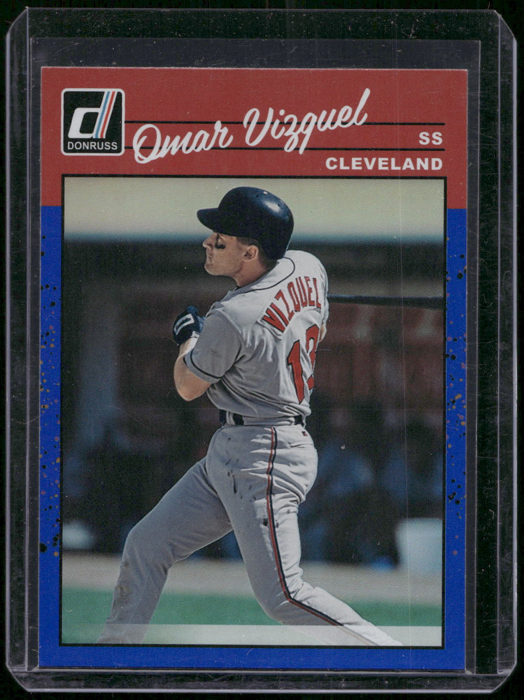 2023 Donruss #269 Omar Vizquel Holo Blue