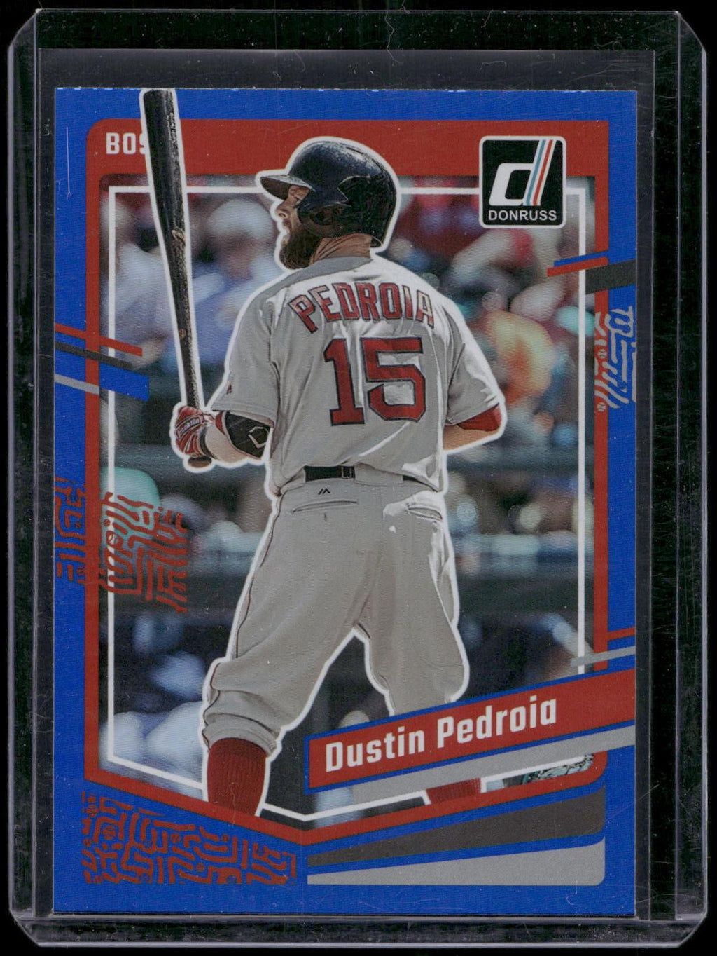 2023 Donruss #157 Dustin Pedroia Holo Blue