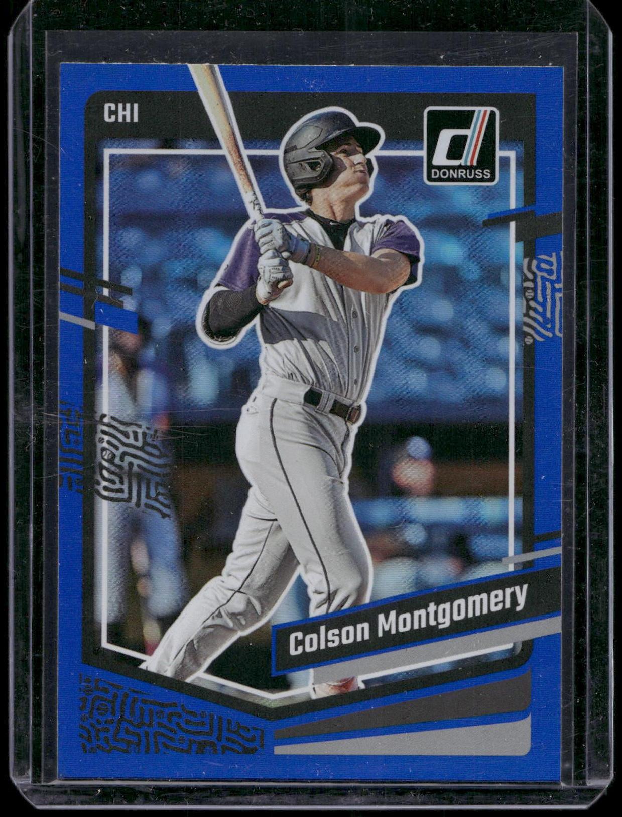 2023 Donruss #96 Colson Montgomery Holo Blue