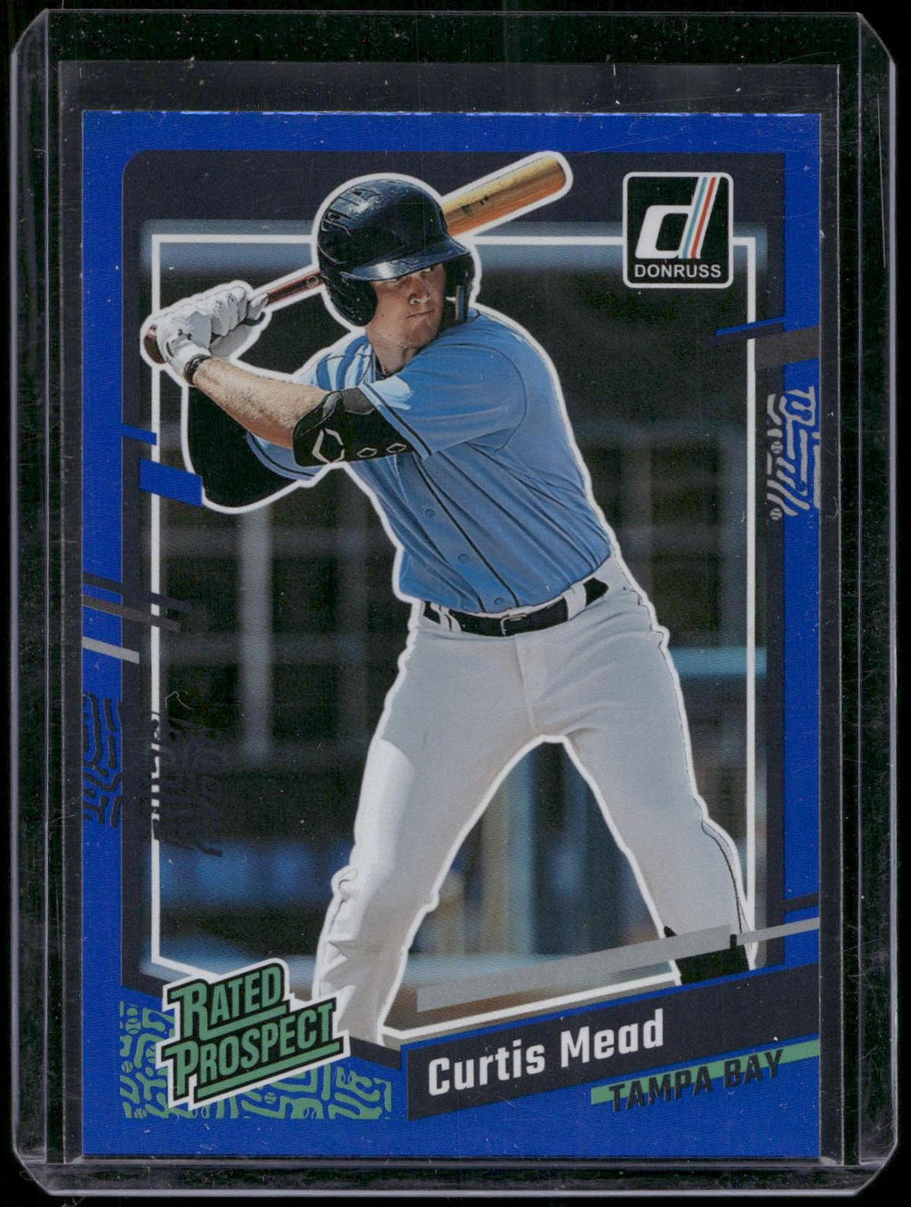 2023 Donruss #64 Curtis Mead Holo Blue