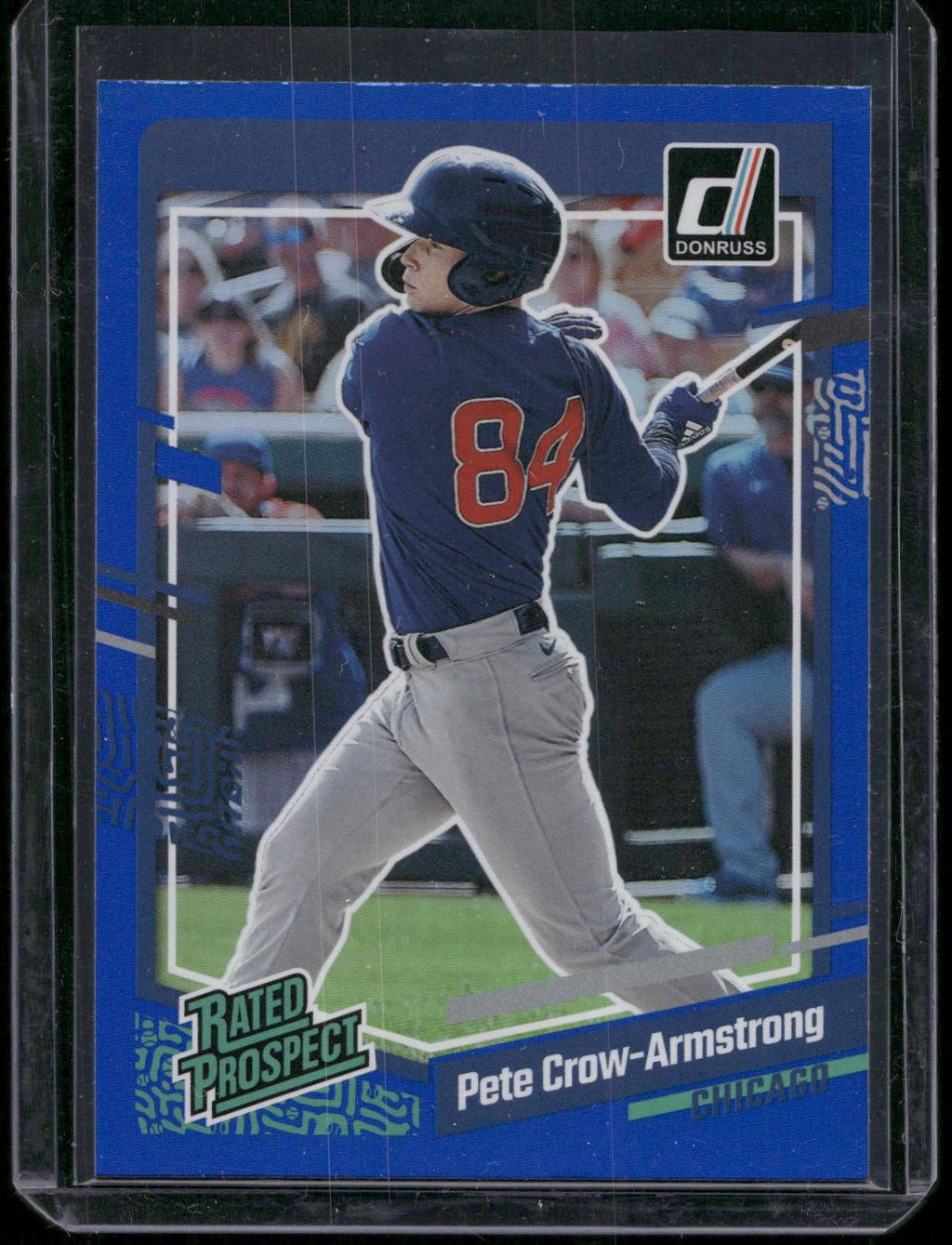 2023 Donruss #60 Pete Crow-Armstrong Holo Blue
