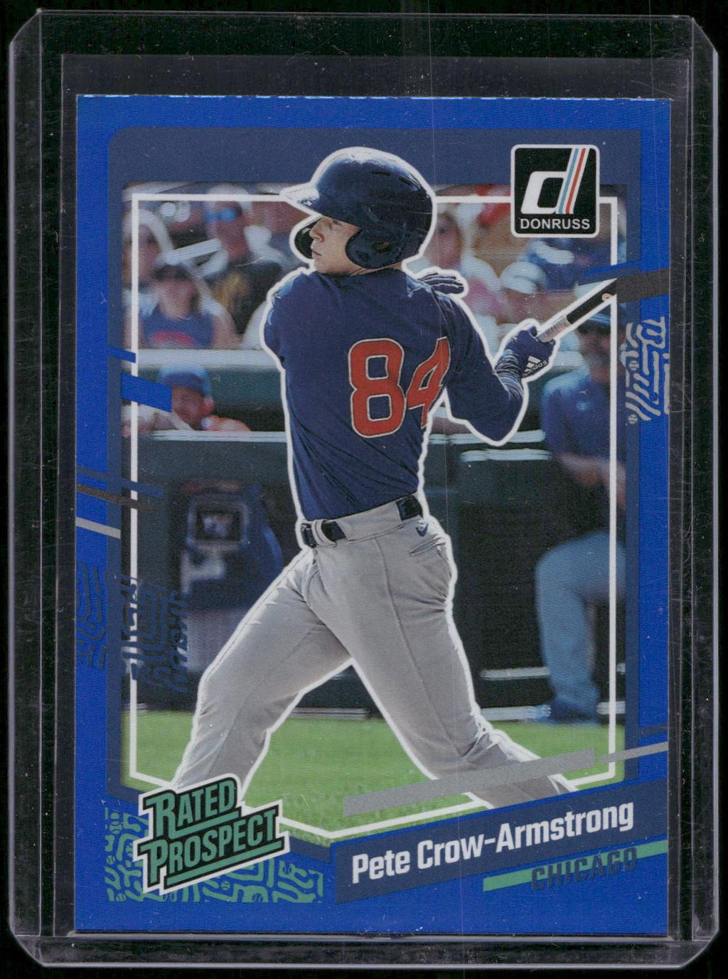 2023 Donruss #60 Pete Crow-Armstrong Holo Blue