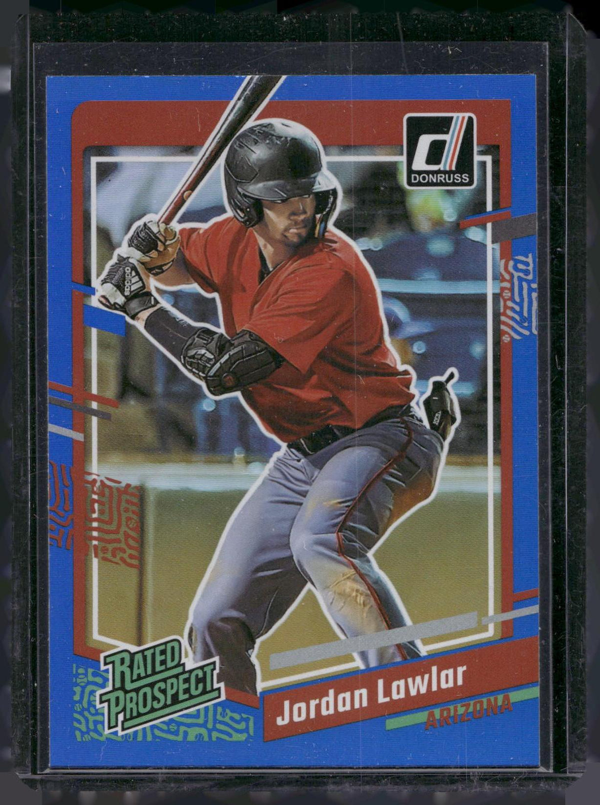 2023 Donruss #47 Jordan Lawlar Holo Blue