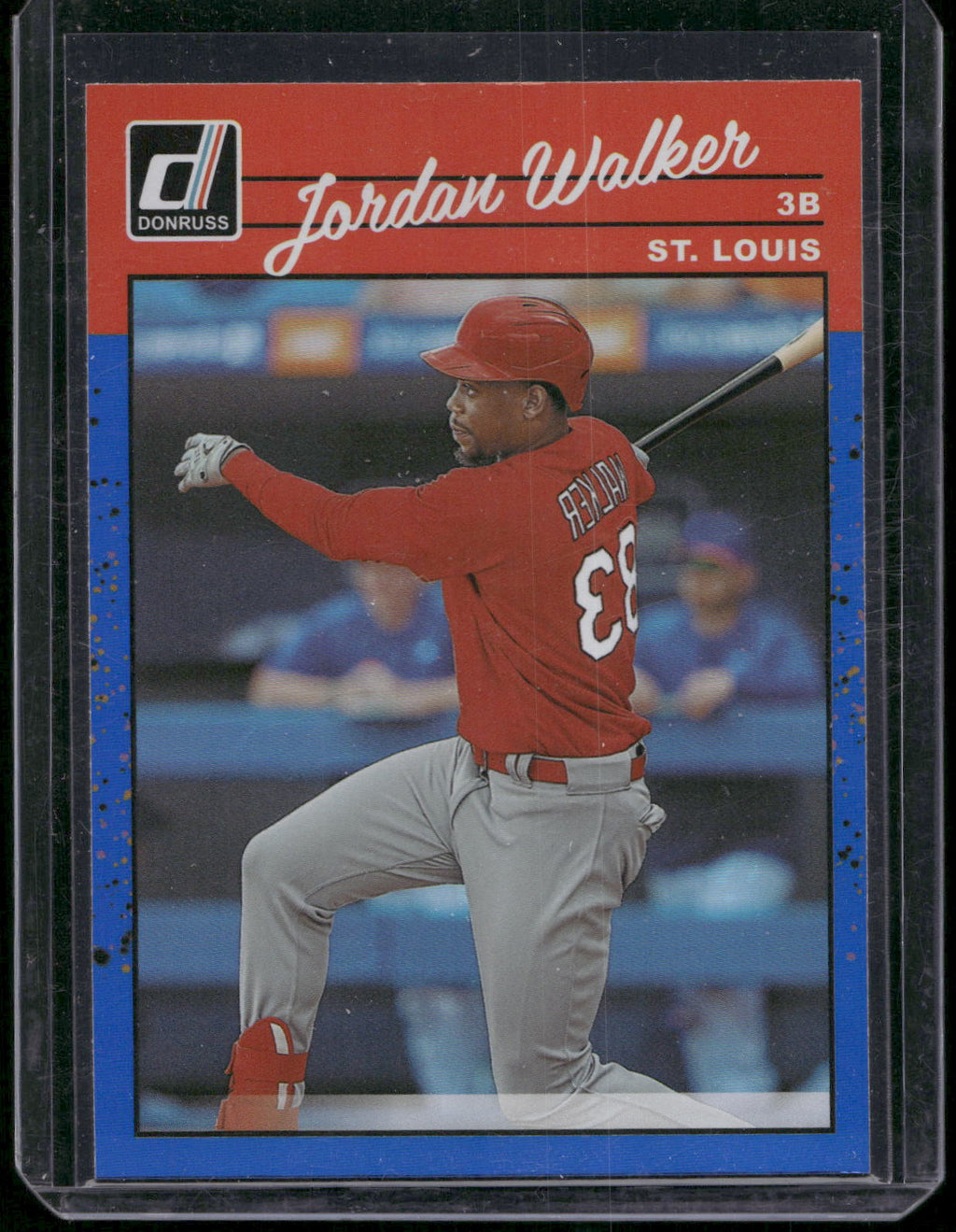 2023 Donruss #241b Jordan Walker Holo Blue