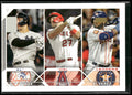 2023 Topps 1st Edition #246 AL HRs Leaders Aaron Judge Mike Trout Yordan Alvarez
