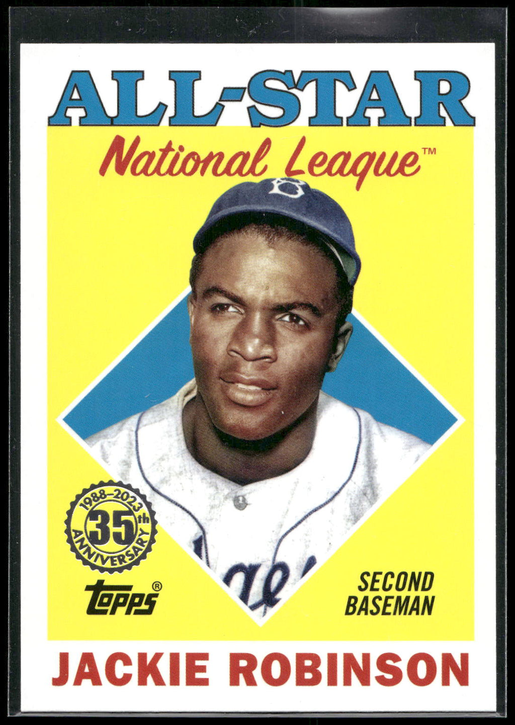 2023 Topps #88AS-11 Jackie Robinson 1988 Topps Baseball 35th Anniversary