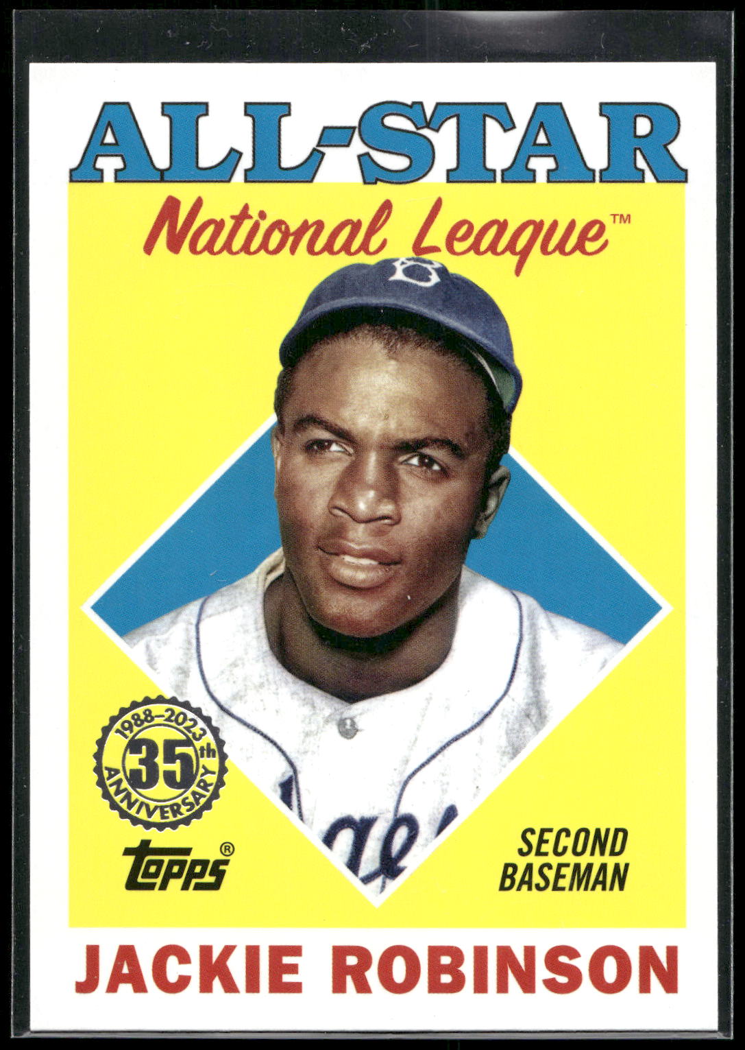 2023 Topps #88AS-11 Jackie Robinson 1988 Topps Baseball 35th Anniversary