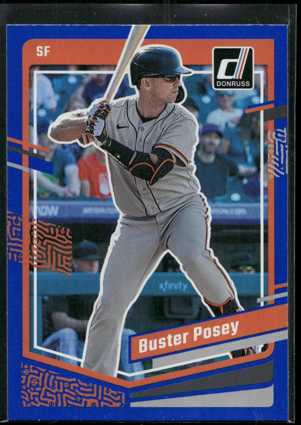 2023 Donruss #196 Buster Posey Holo Blue