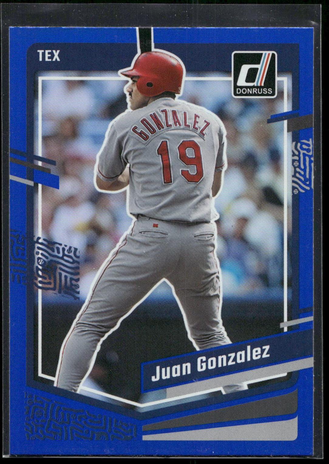 2023 Donruss #197 Juan Gonzalez Holo Blue