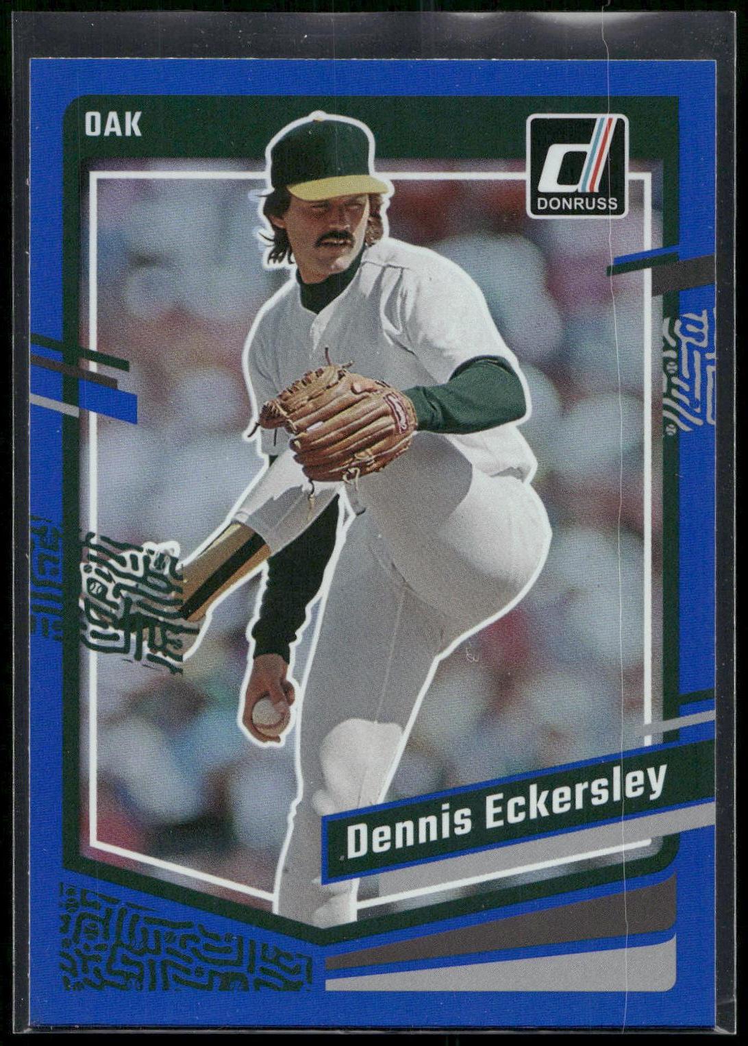 2023 Donruss #158 Dennis Eckersley Holo Blue