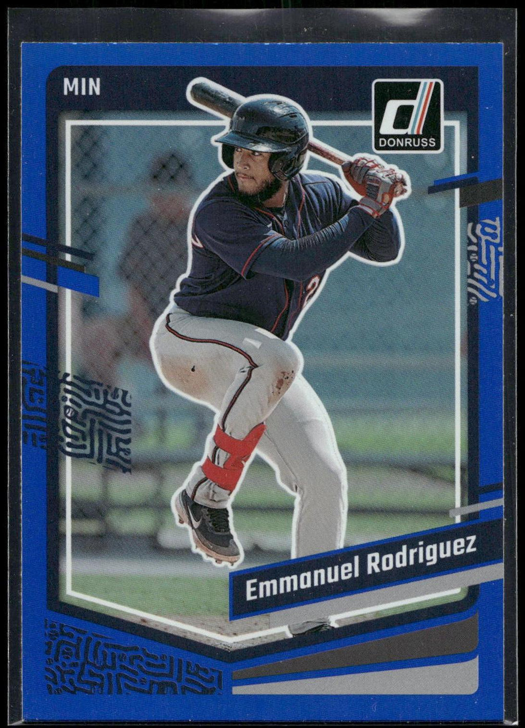 2023 Donruss #137 Emmanuel Rodriguez Holo Blue