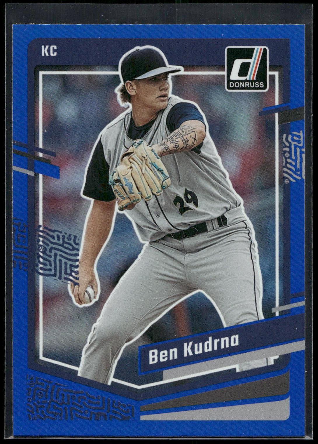 2023 Donruss #132 Ben Kudrna Holo Blue