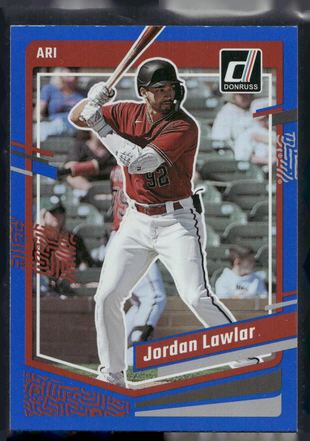 2023 Donruss #121 Jordan Lawlar Holo Blue