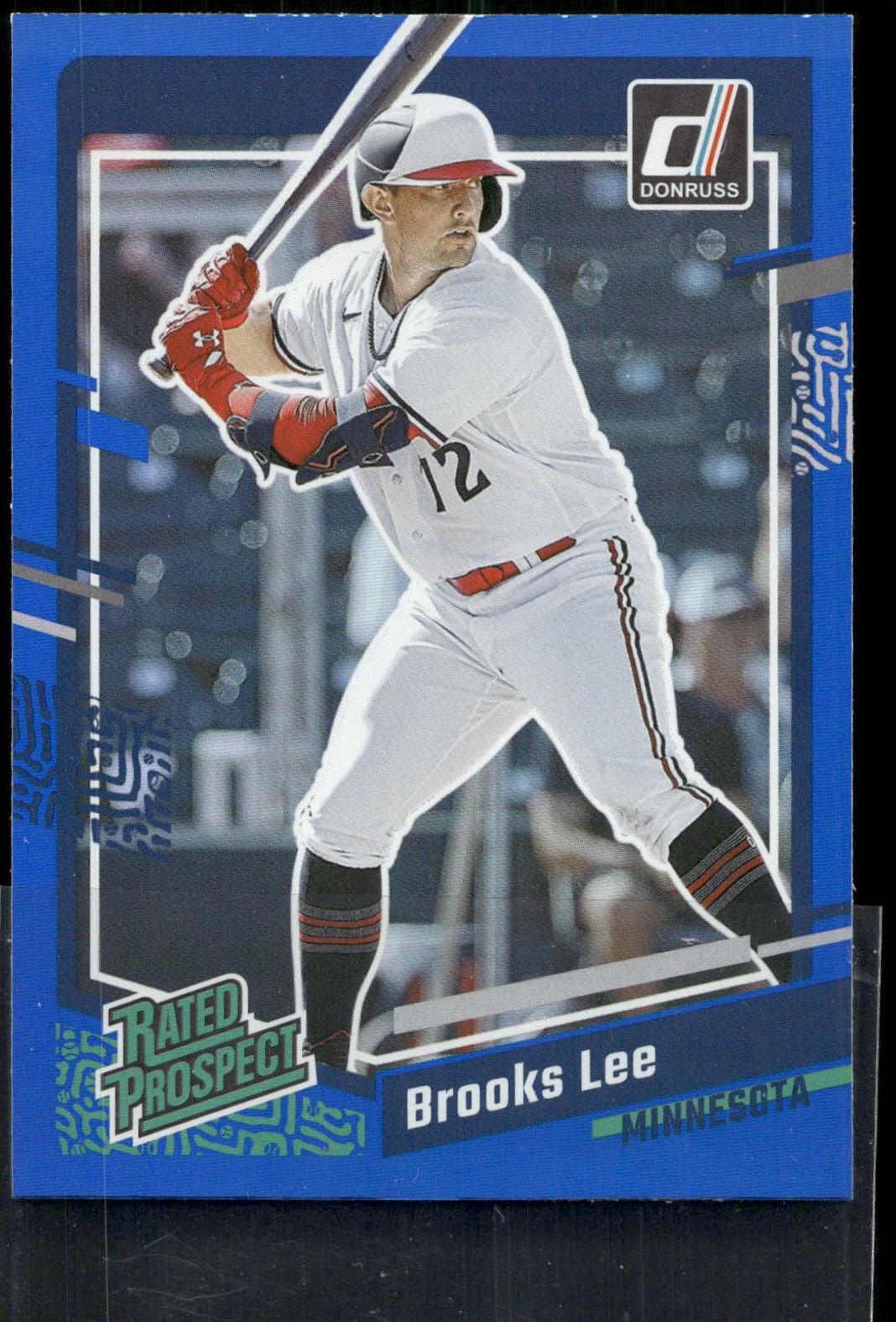 2023 Donruss #81 Brooks Lee Holo Blue
