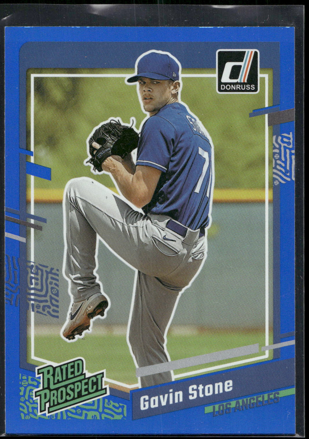 2023 Donruss #43 Gavin Stone Holo Blue