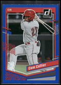 2023 Donruss #127 Cam Collier Holo Blue