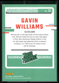2023 Donruss #32 Gavin Williams Holo Blue