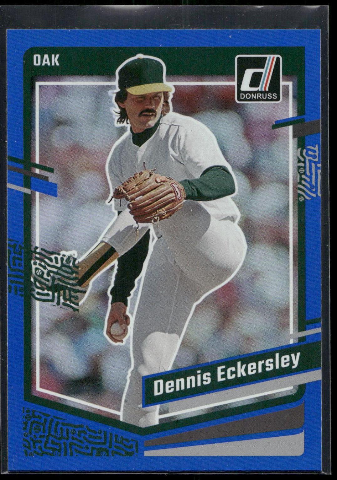 2023 Donruss #158 Dennis Eckersley Holo Blue