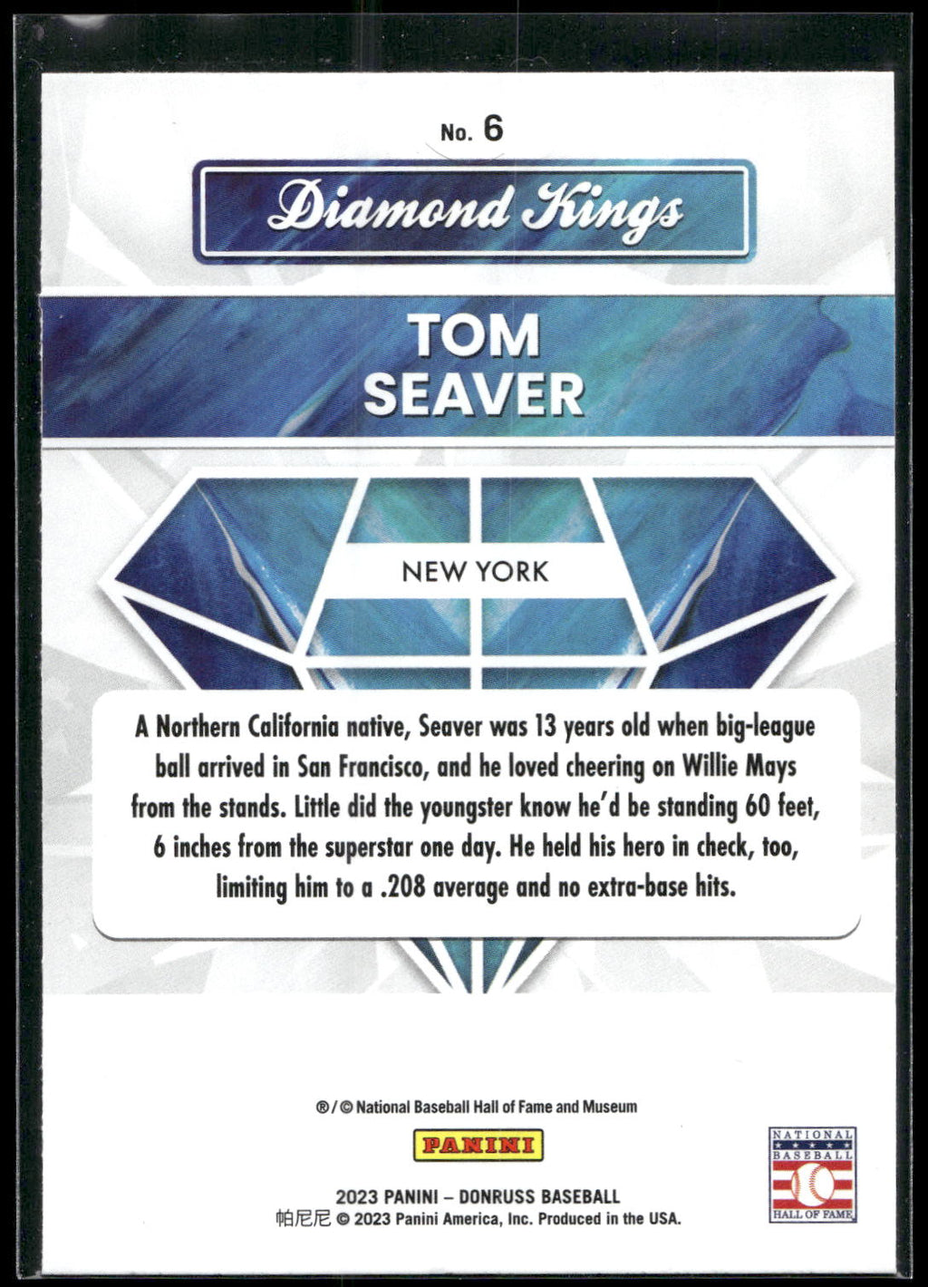 2023 Donruss #6 Tom Seaver