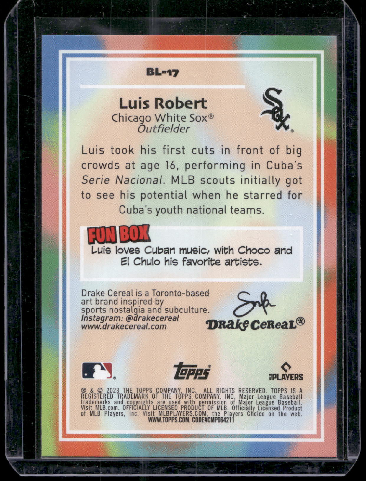 2023 Topps Big League #BL-17 Luis Robert Big Leaguers
