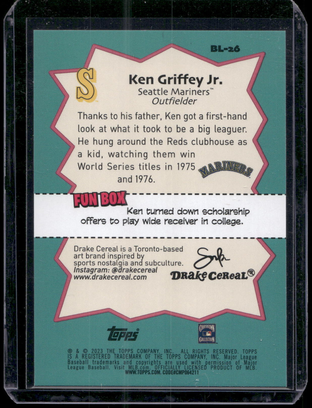 2023 Topps Big League #BL-26 Ken Griffey Jr. Big Leaguers