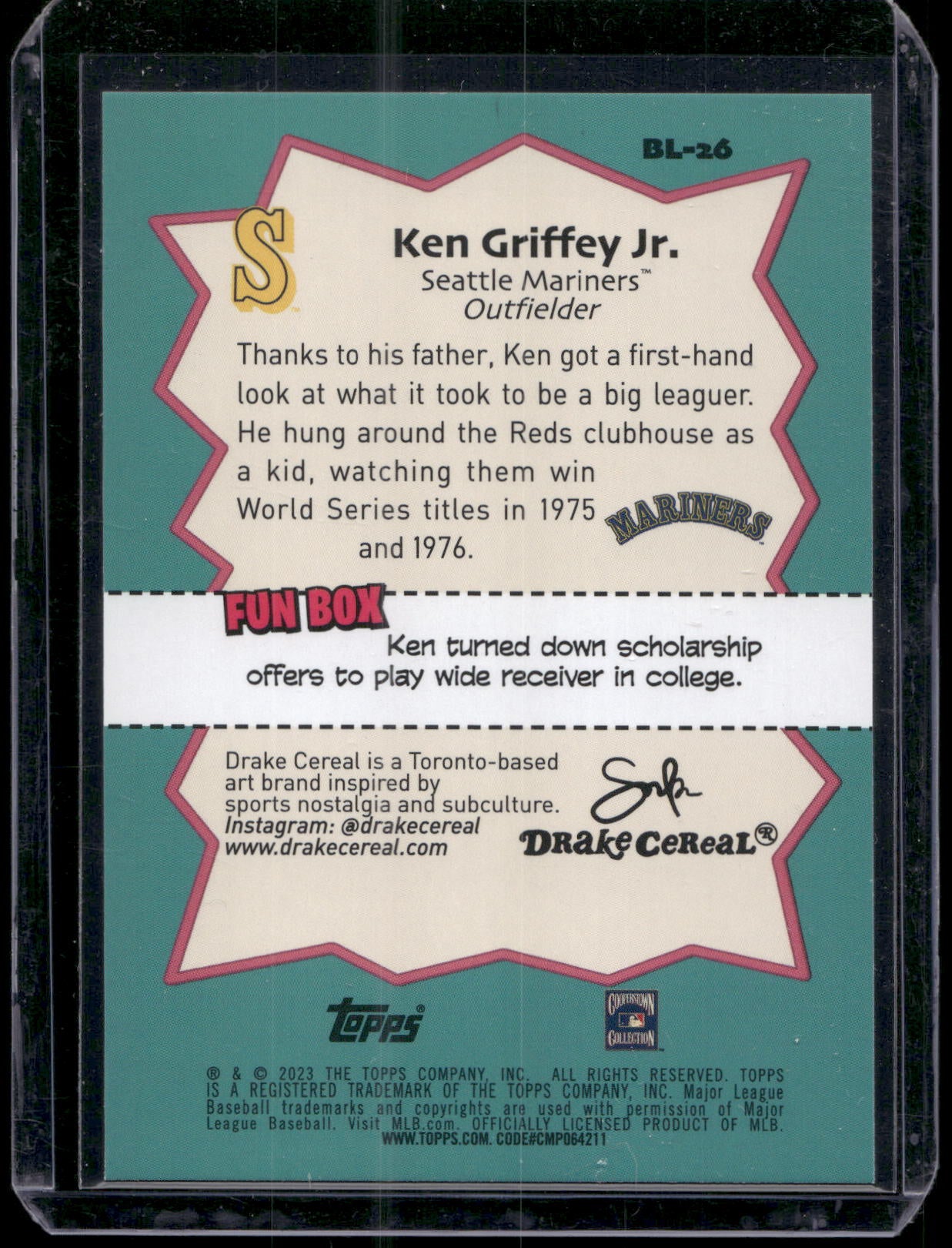 2023 Topps Big League #BL-26 Ken Griffey Jr. Big Leaguers