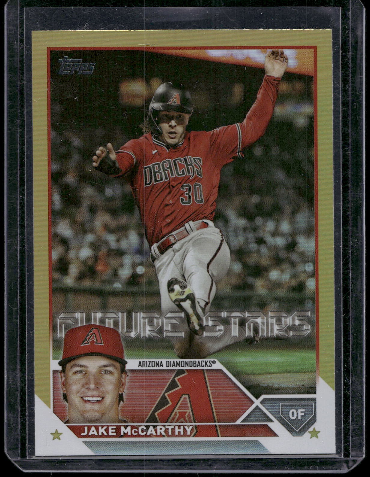 2023 Topps #422 Jake McCarthy Gold Foil