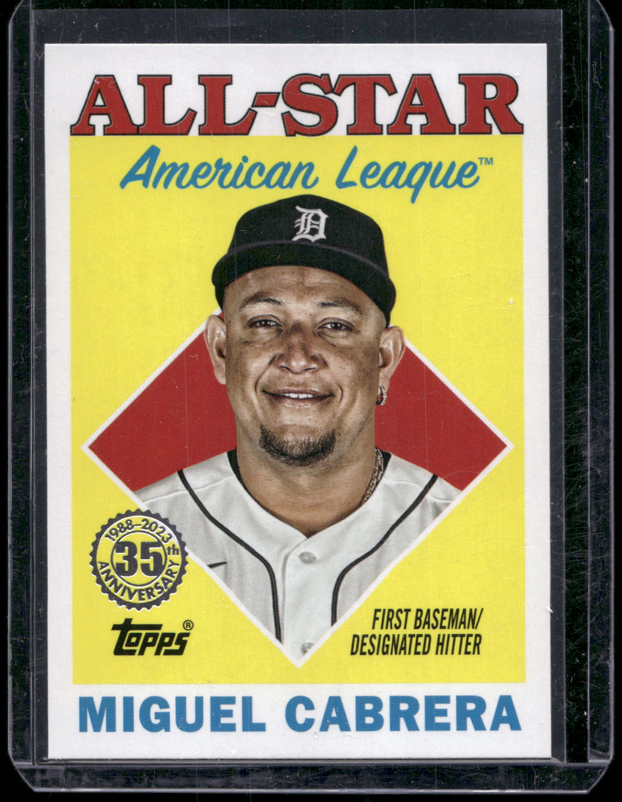2023 Topps #88AS-14 Miguel Cabrera 1988 Topps Baseball 35th Anniversary