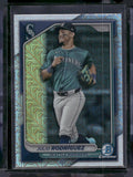 2025 Topps Chrome Cosmic #95 Julio Rodríguez Refractor