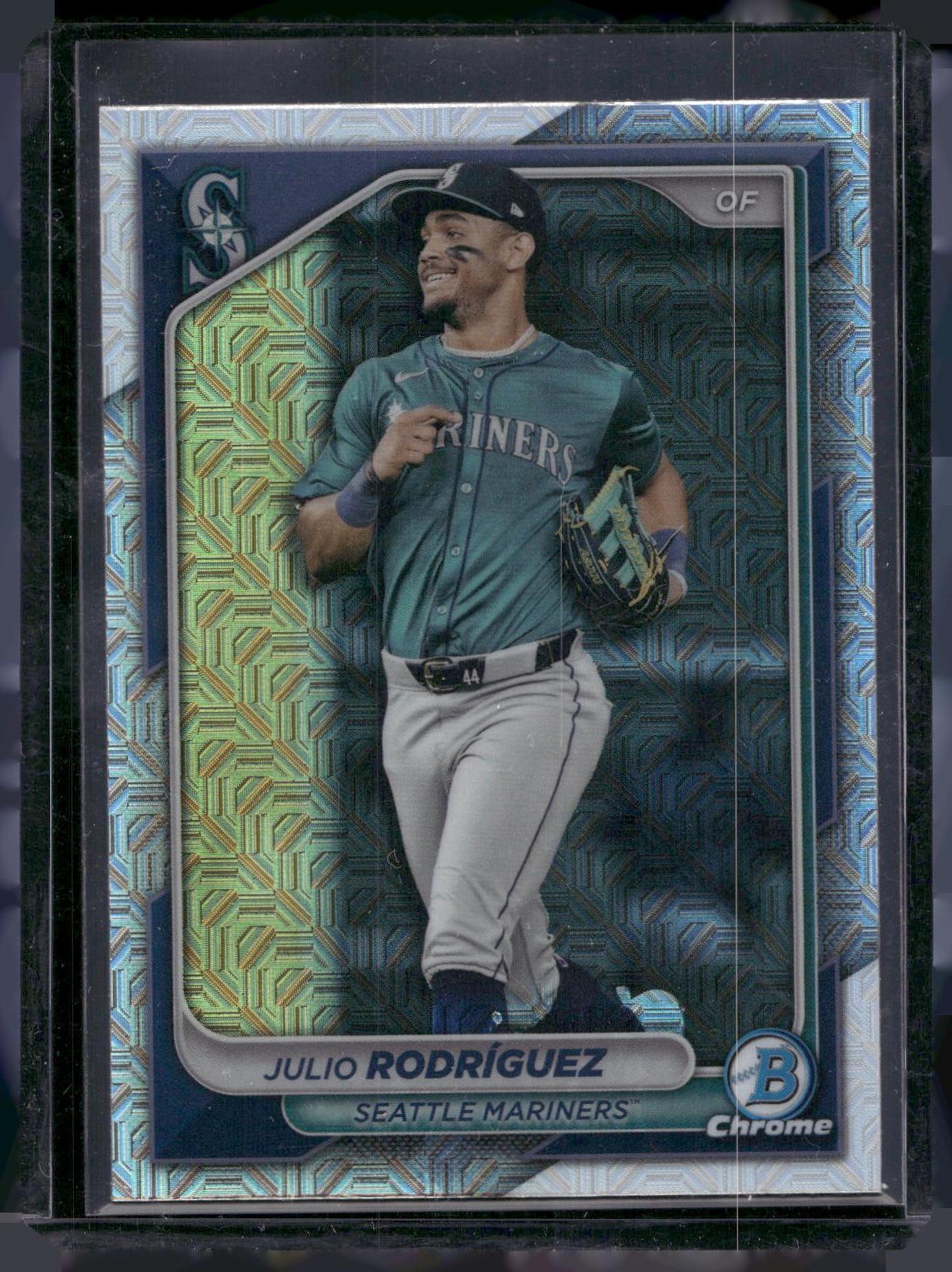 2025 Topps Chrome Cosmic #95 Julio Rodríguez Refractor