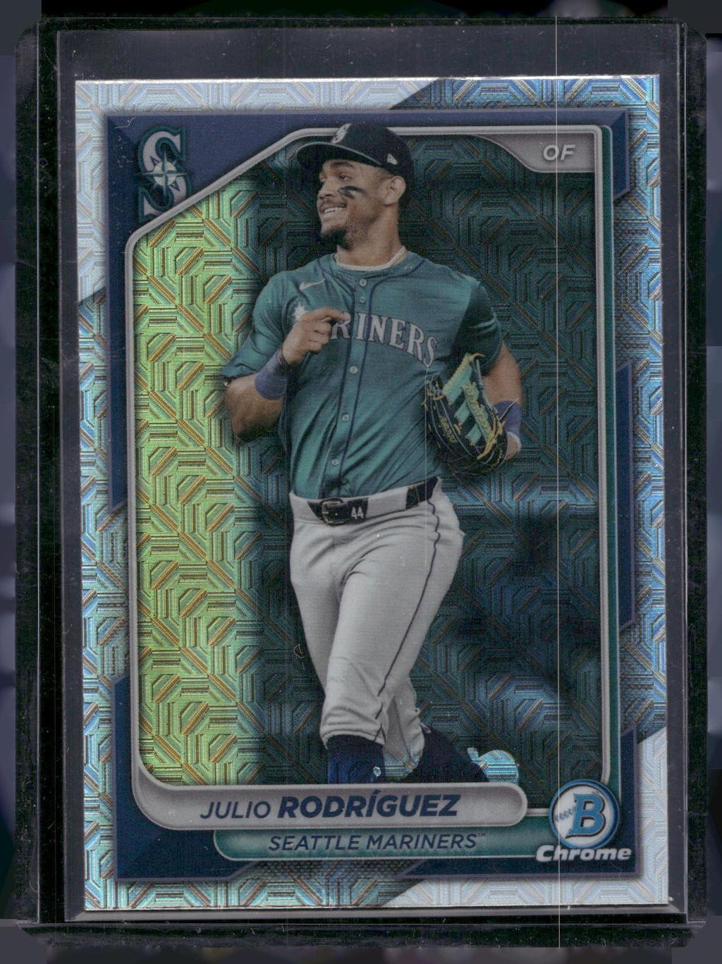 2025 Topps Chrome Cosmic #95 Julio Rodríguez Refractor