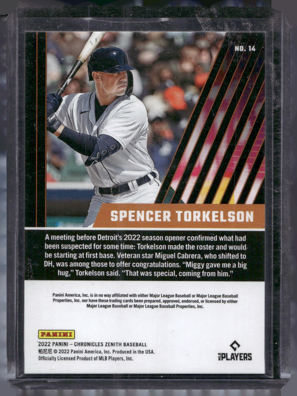 2022 Panini Chronicles #14 Spencer Torkelson Zenith