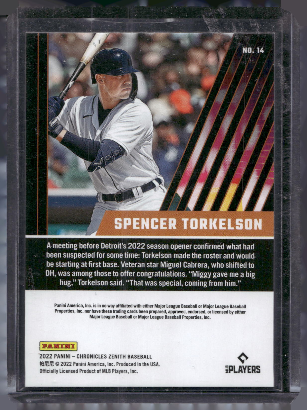 2022 Panini Chronicles #14 Spencer Torkelson Zenith