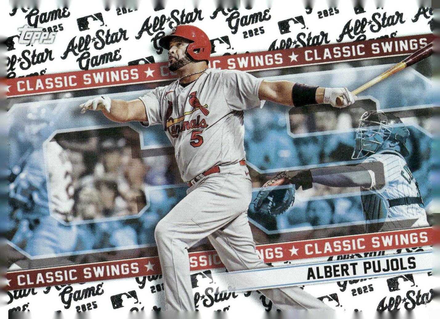 2025 Topps All-Star Game #CS-1 Albert Pujols Classic Swings