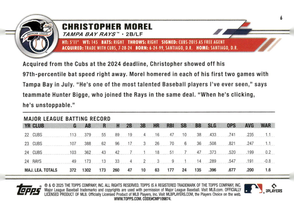 2025 Topps All-Star Game #6 Christopher Morel