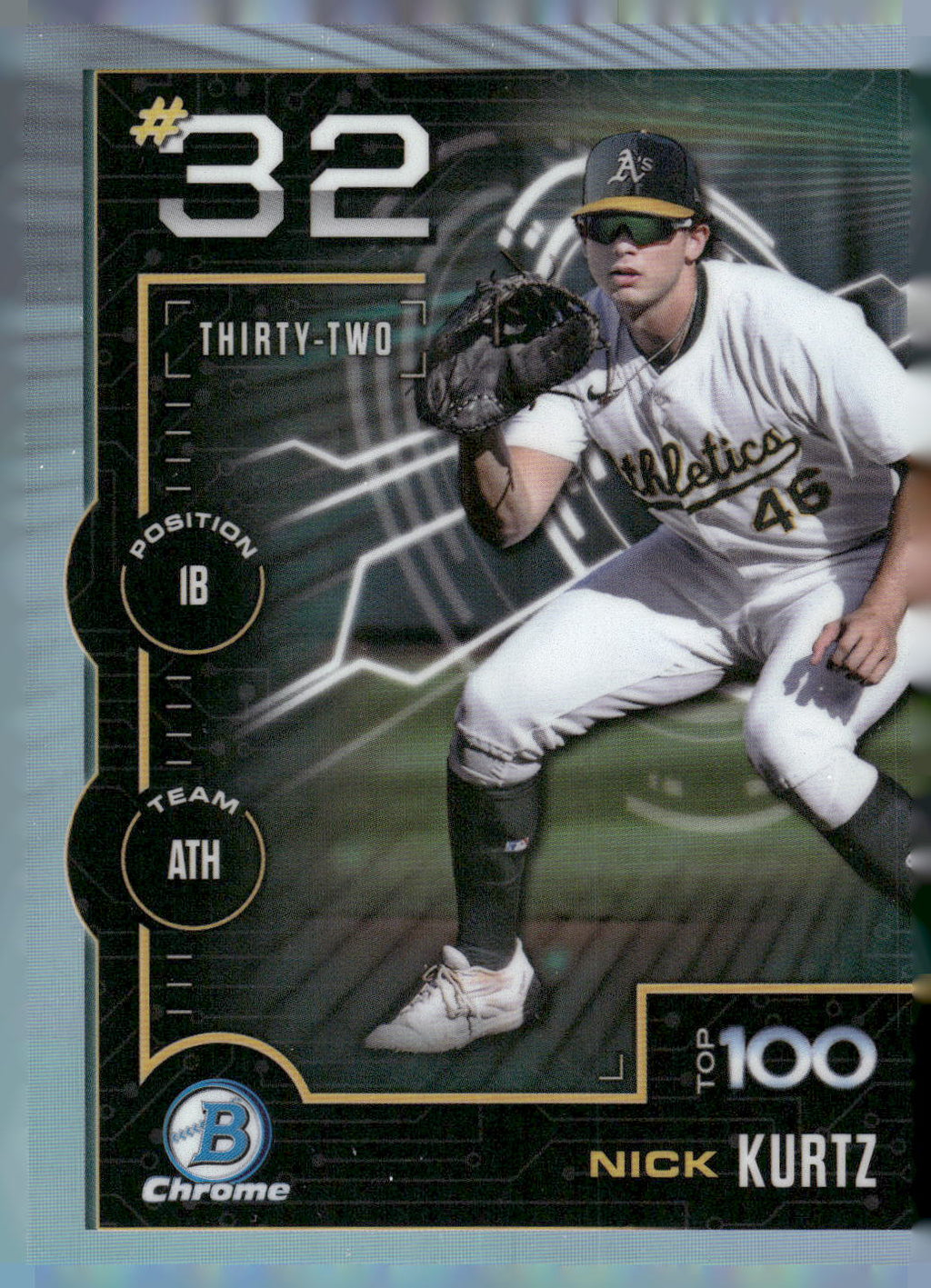 2025 Bowman #BTP-32 Nick Kurtz Bowman Scouts Top 100