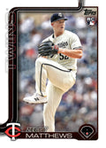2025 Topps #283 Zebby Matthews
